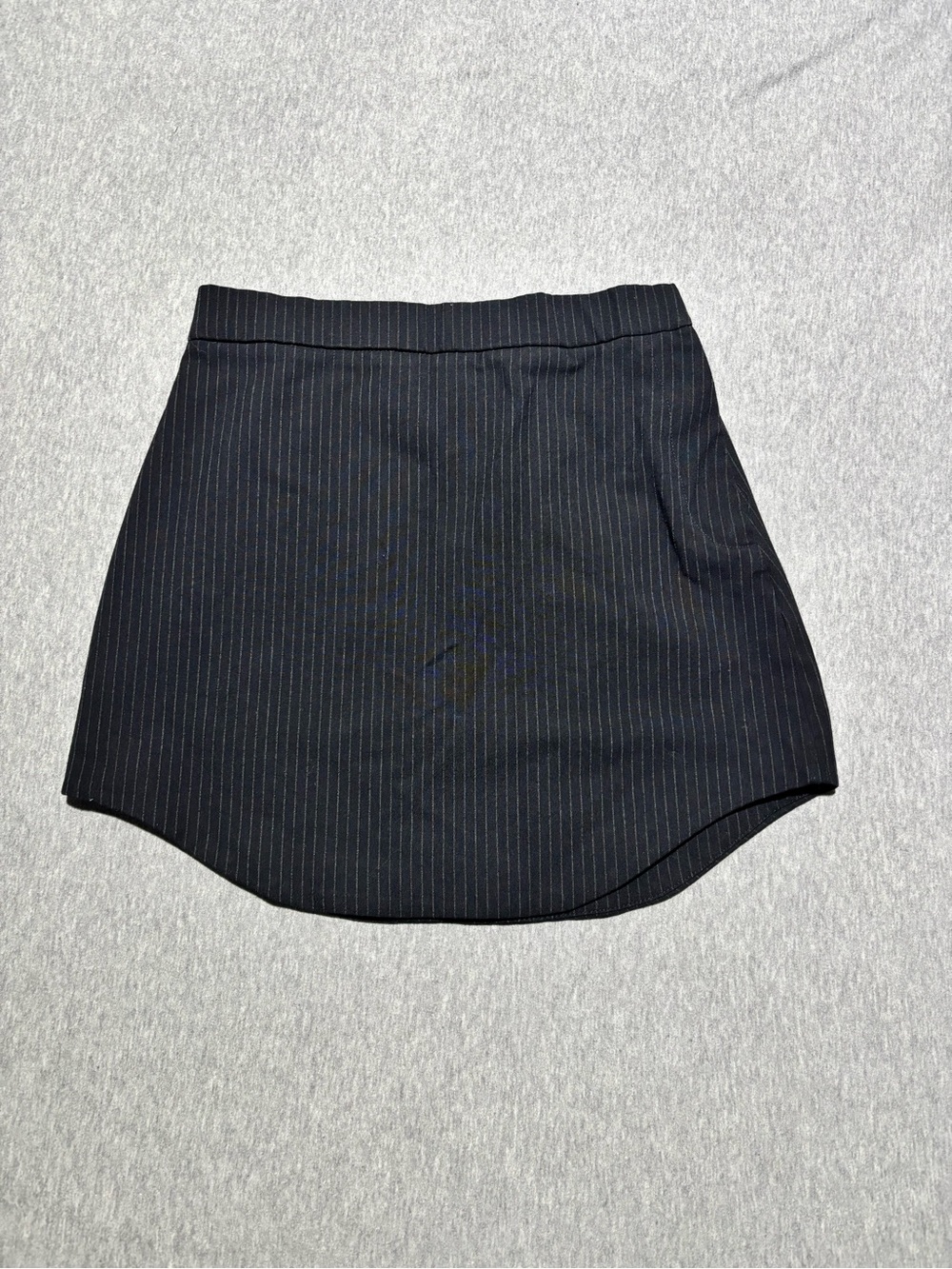 Zara Black Pinstripe Mini Skirt